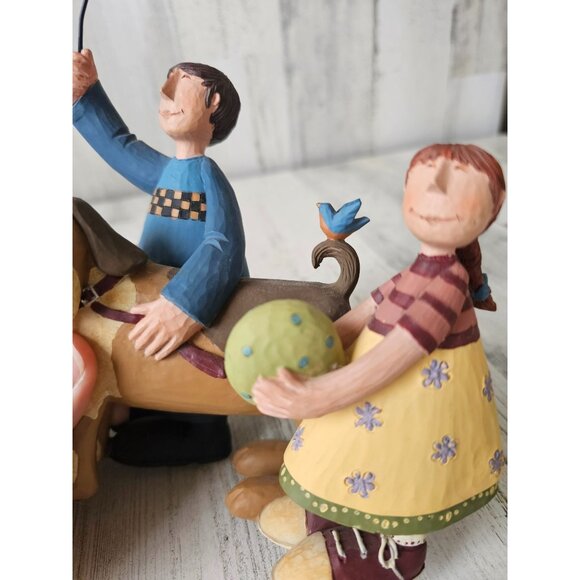 Williraye nothing but blue skies dog kids kite 7878 vintage statue figurine - Picture 9 of 10